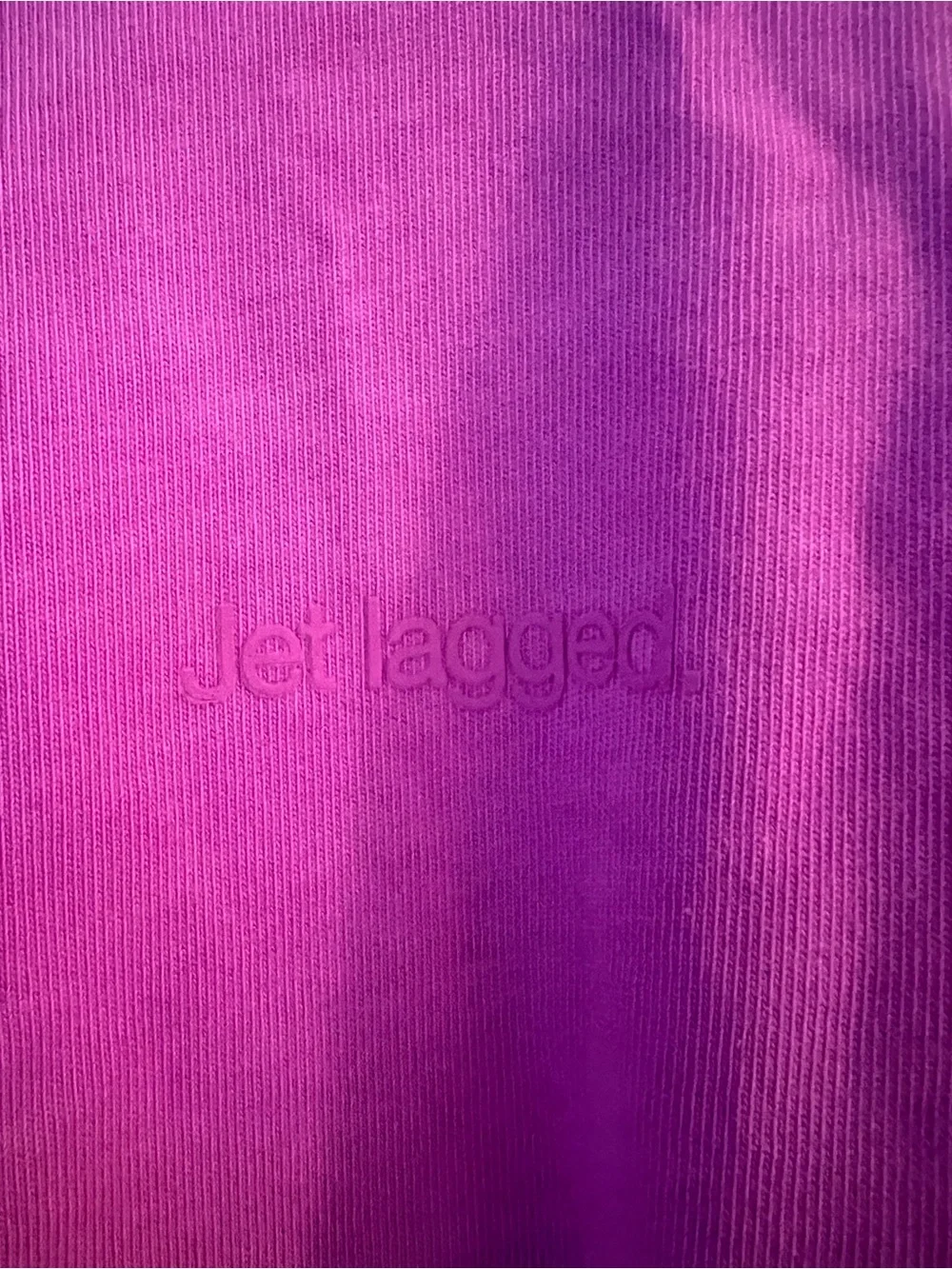 Gap x Beis Bright Pink Cropped Tee Shirts & Tops